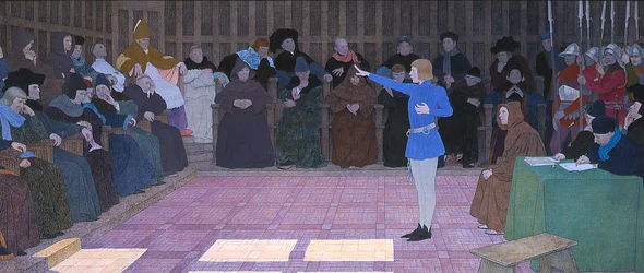 The Trial of Joan of Arc, from Joan of Arc Series F